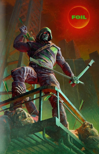 Absolute Green Arrow #1 Bjorn Barends Foil Variant Exclusive Cover premium foil Green Arrow DC Comics