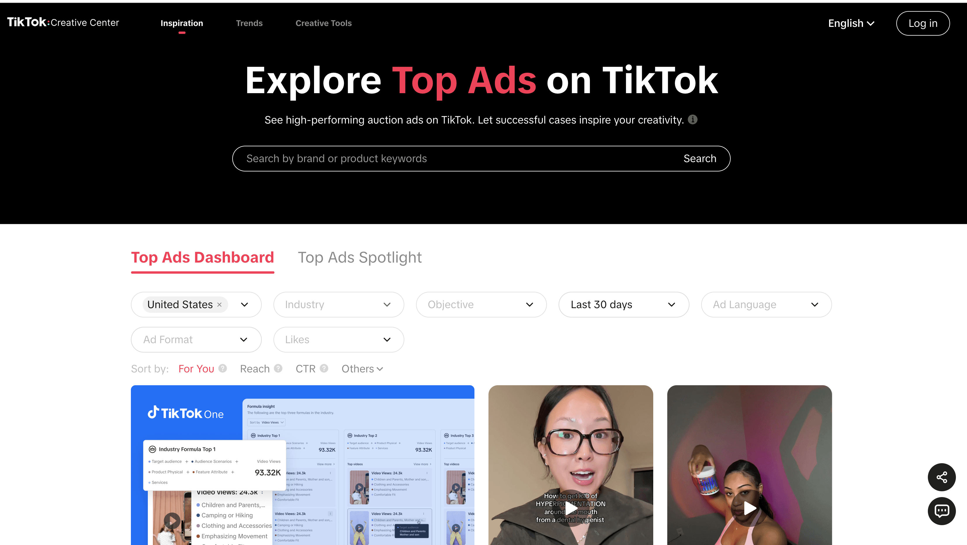 “top ads” inspiration