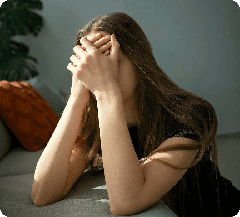 Silent struggle behind hidden hands