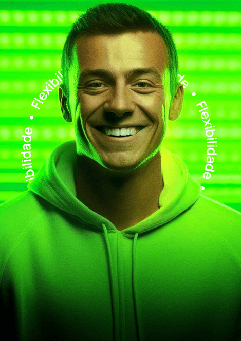 Homem sorrindo