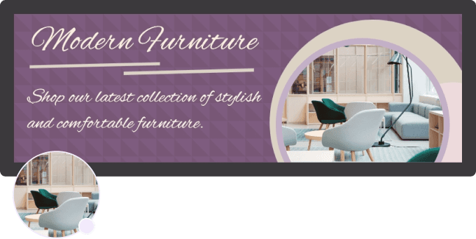 Furniture facebook cover - generatedWithSivi