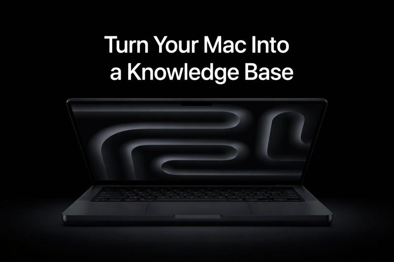 Turn Your Mac Into a Searchable Knowledge Base With On-Device AI