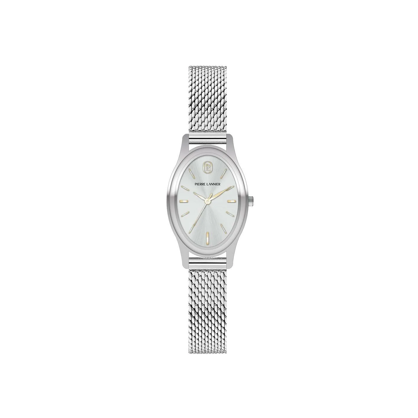 Montre Pierre Lannier Ovalia – Argenté Milanais