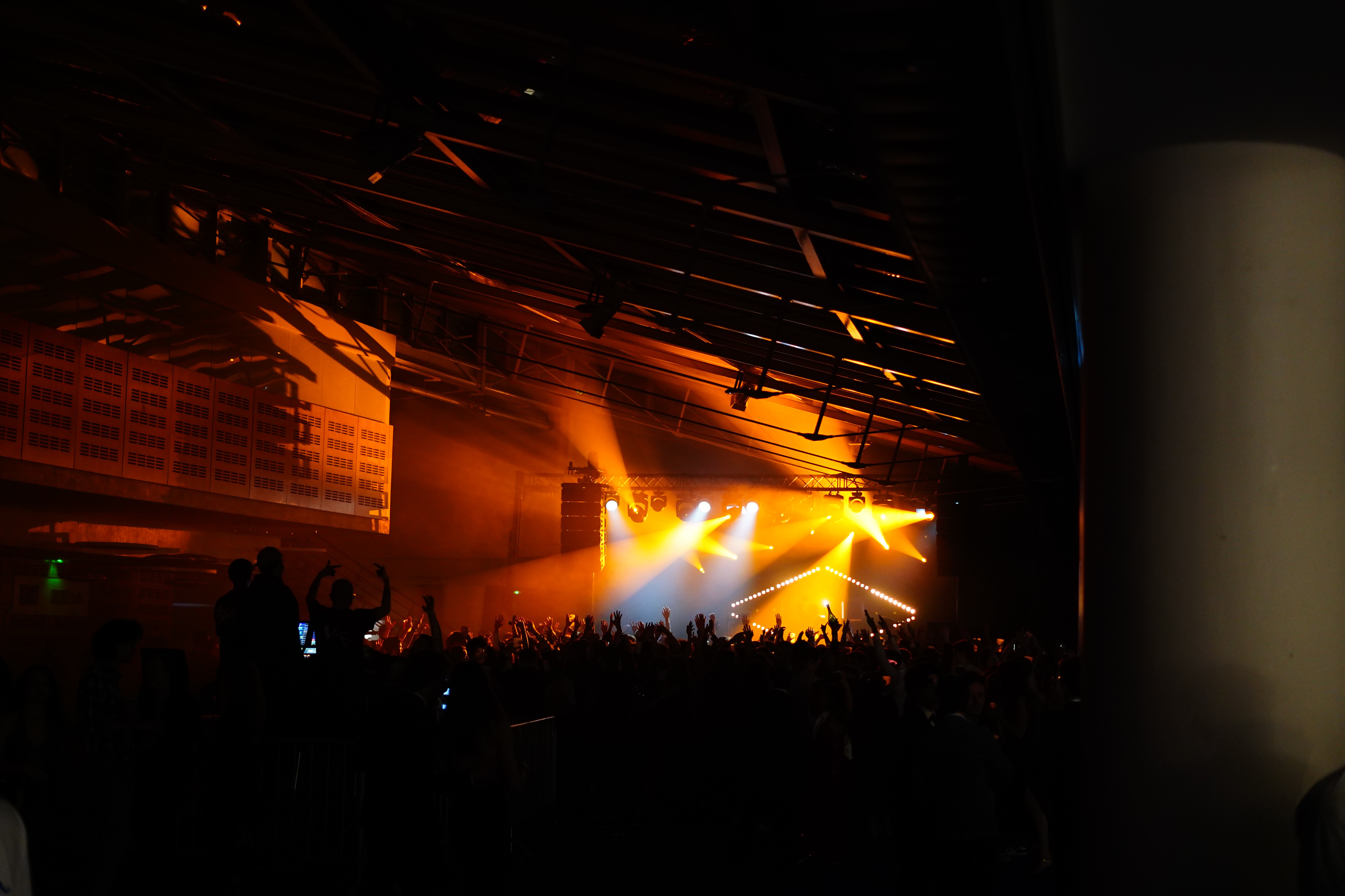 Car driving in the desert.