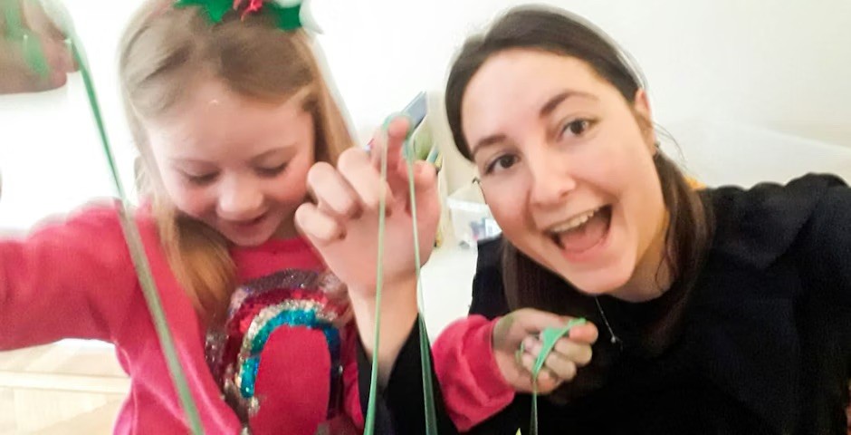 Nanny Angel Anouk with her babysitter child