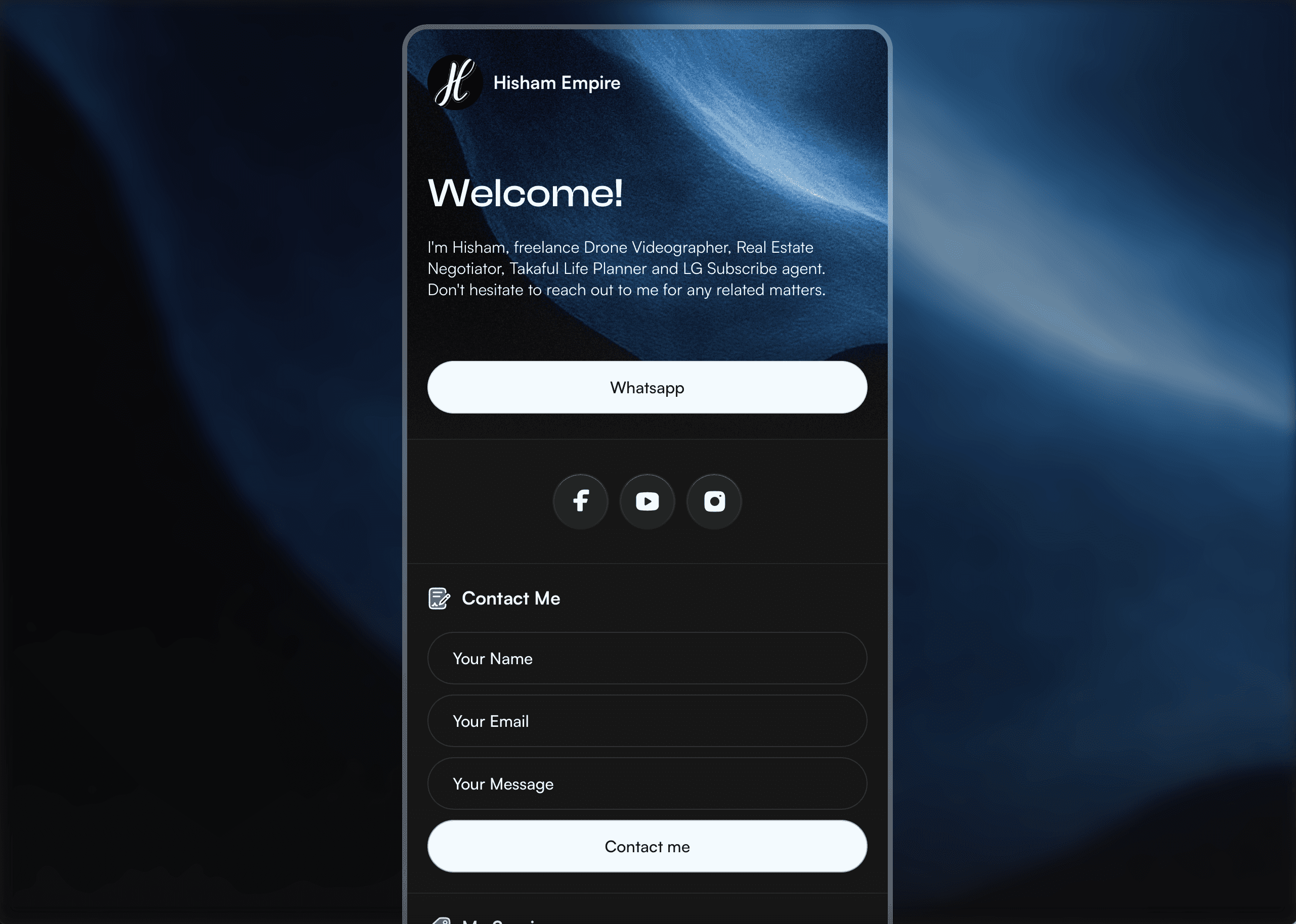 Hisham Empire on Pop Site