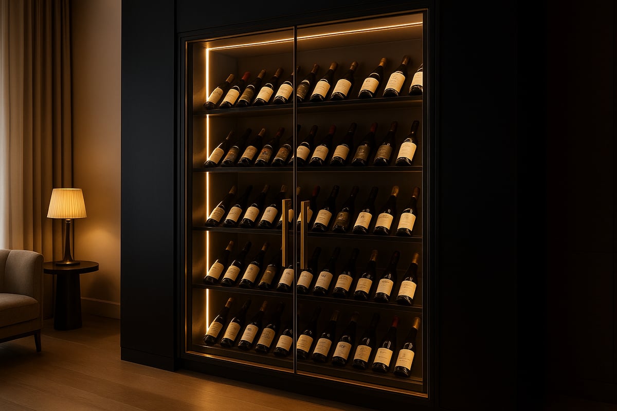Key Features and Components of Modern Glass enclosed Wine Cabinets