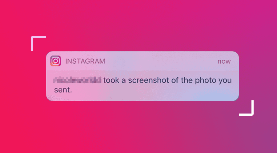 instagram story screenshot notification