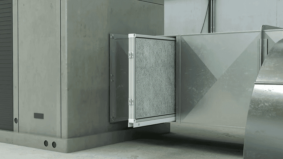 Electrostatic air filter to fix poor indoor air quality