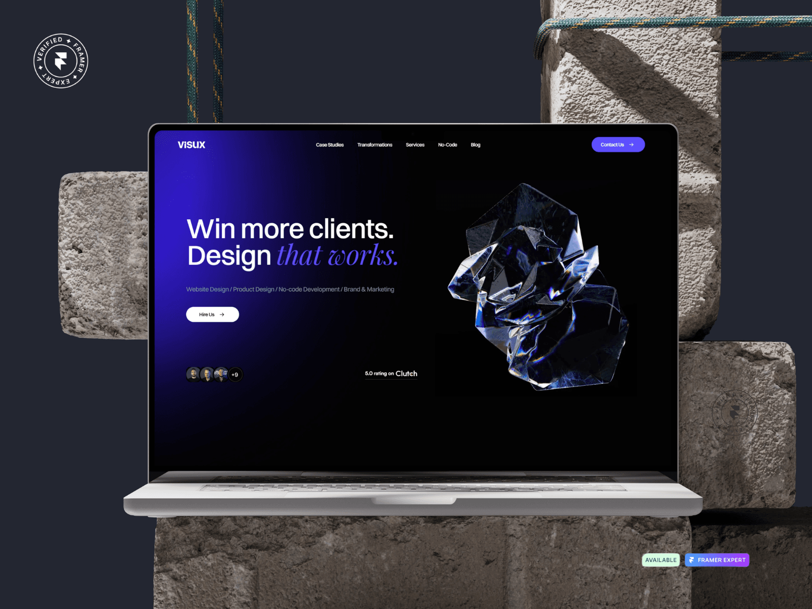Framer Website Developer for agency Visux