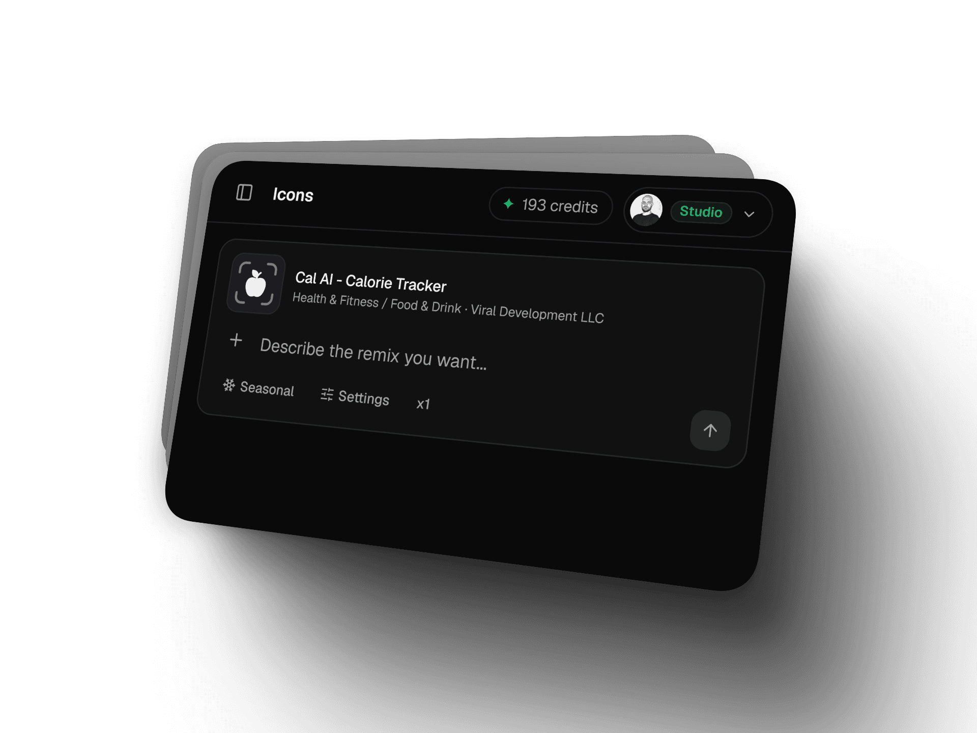 Spending chart card showing a line graph with a highlighted data point from June 2028