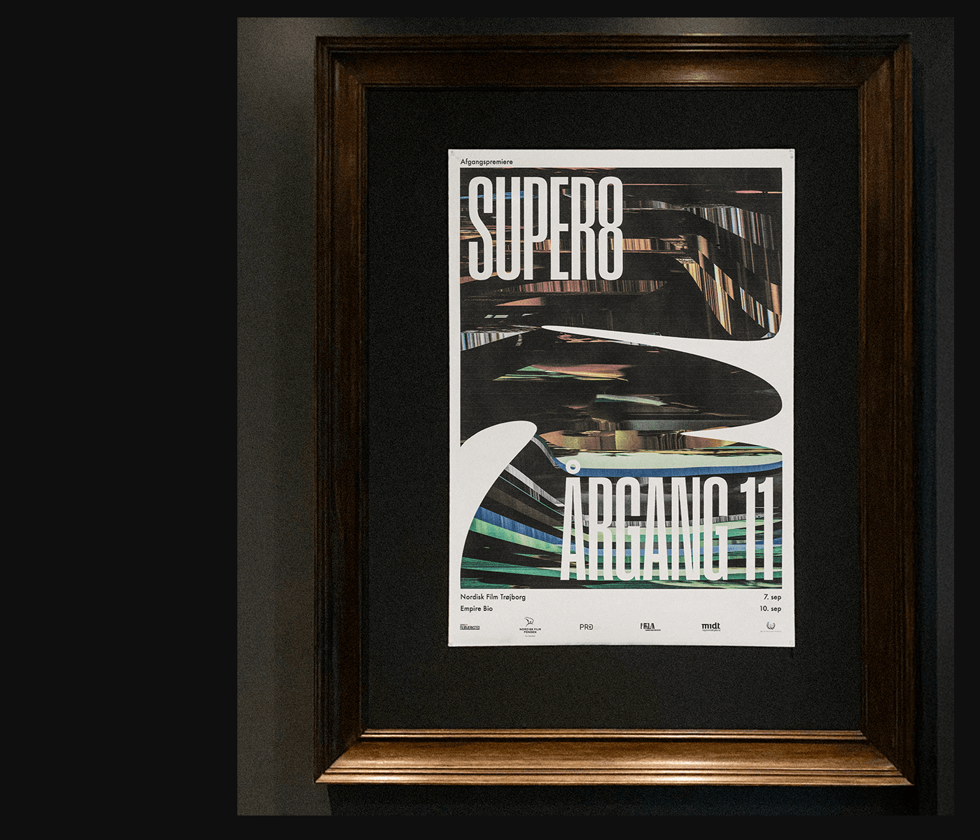 SUPER8 visual system — stills-based grid composition