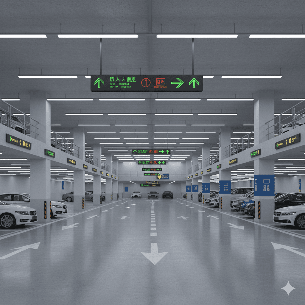 Spacious 3-level basement parking commercial property Sector 113