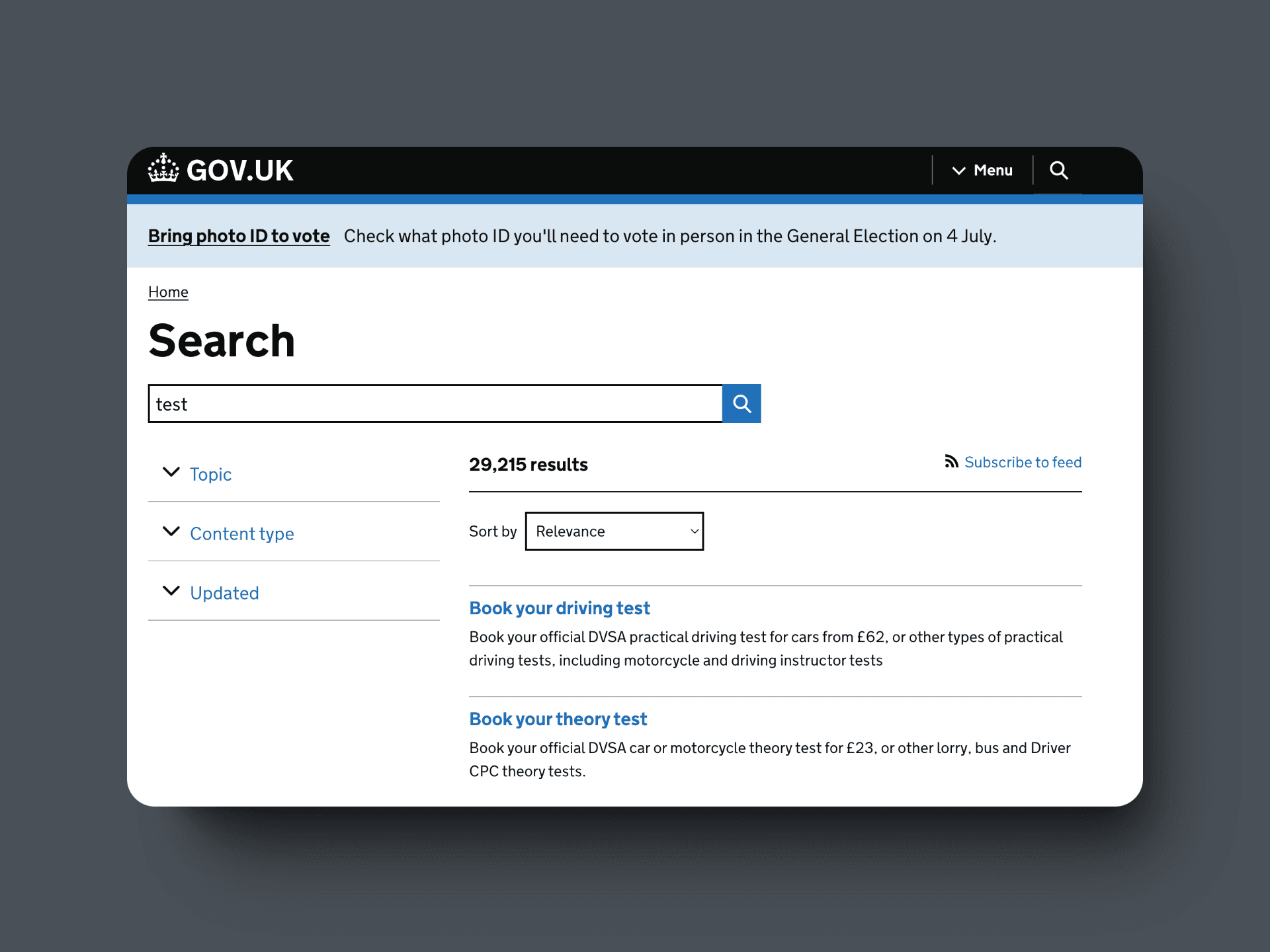 GOV UK Accessibility in UI Design