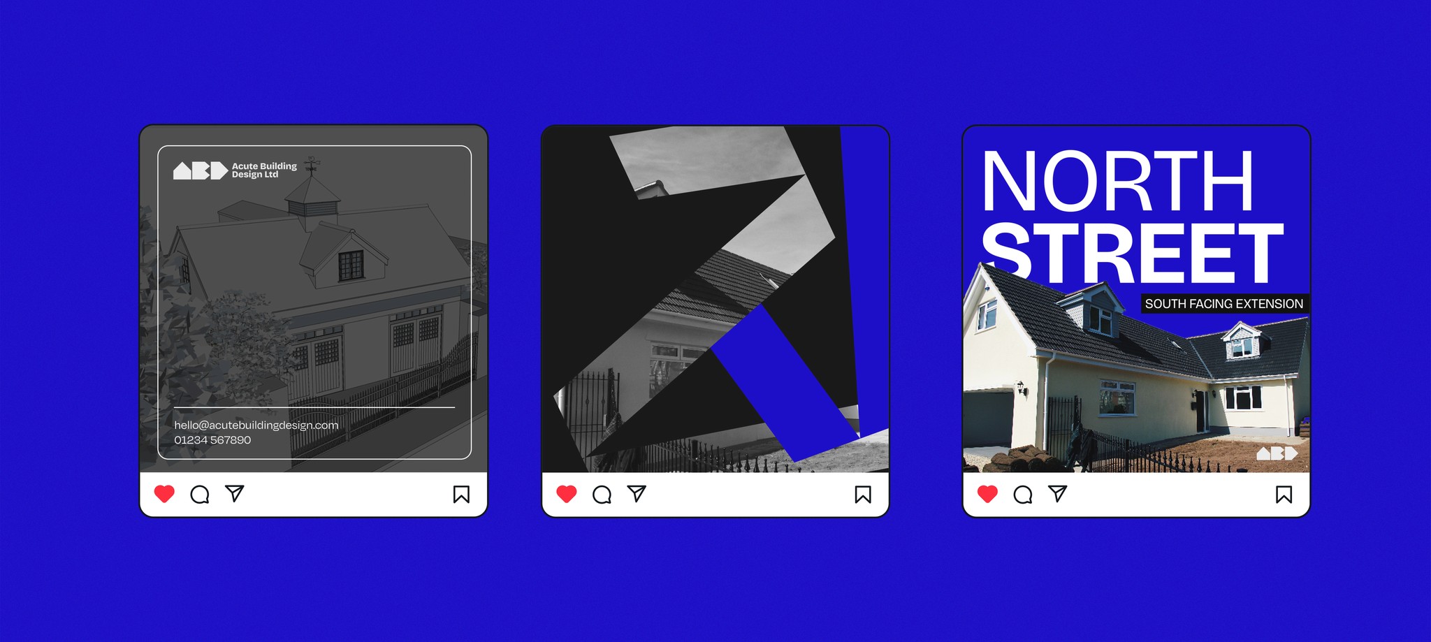 Social media templates for an architecture firm