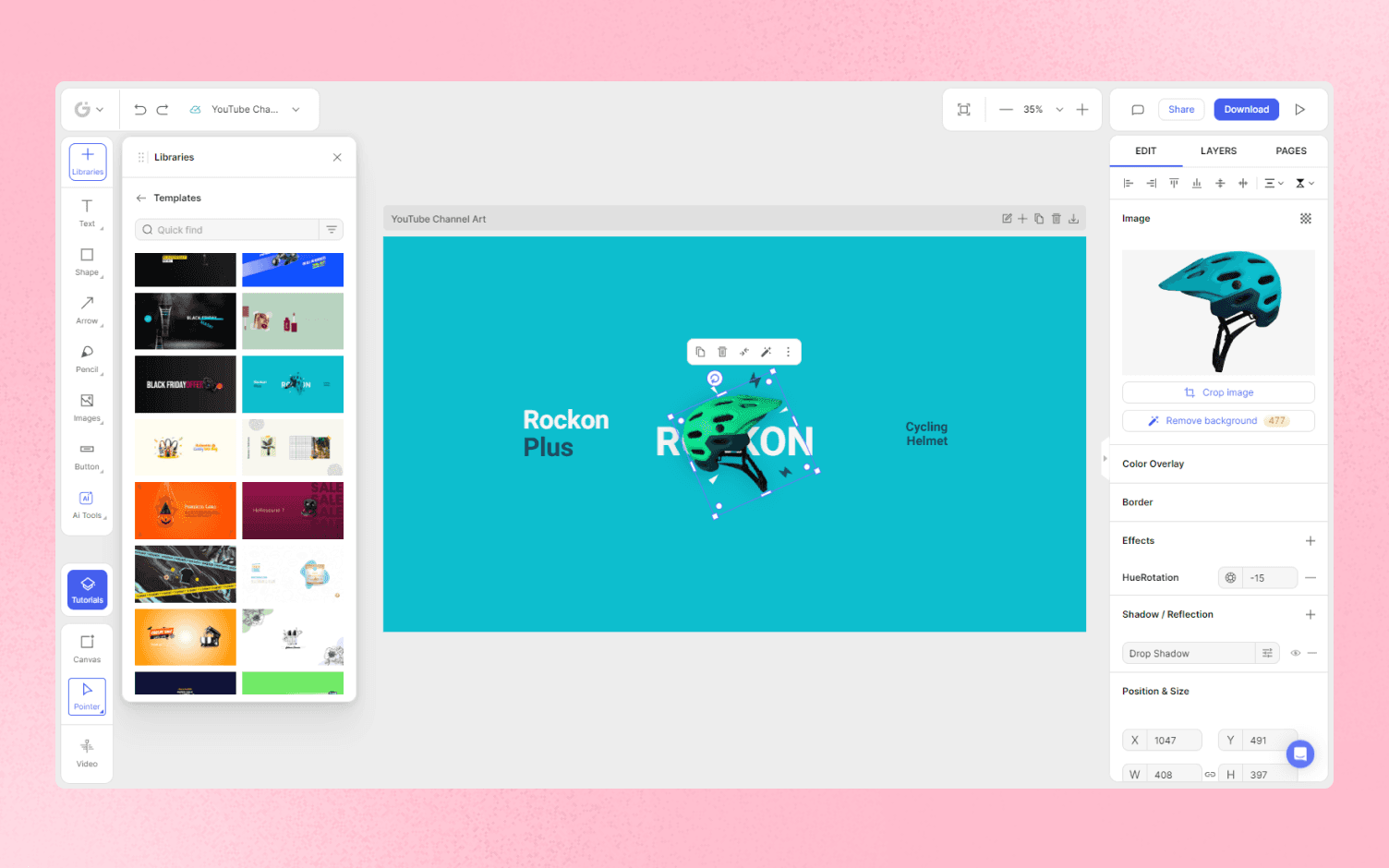 how to replace the image in glorify app