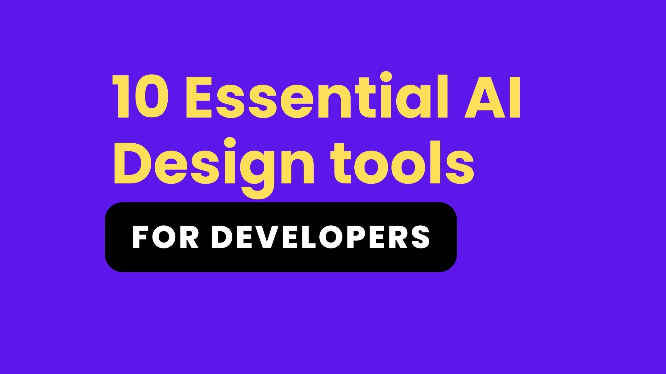 AI design tools