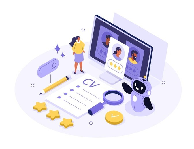 The image depicts a lively speed networking event where professionals engage in discussions about AI projects and technical concepts, showcasing their relevant skills and experiences. Attendees are exchanging ideas and insights, creating a dynamic environment that fosters collaboration and innovation in the fast-paced tech industry.