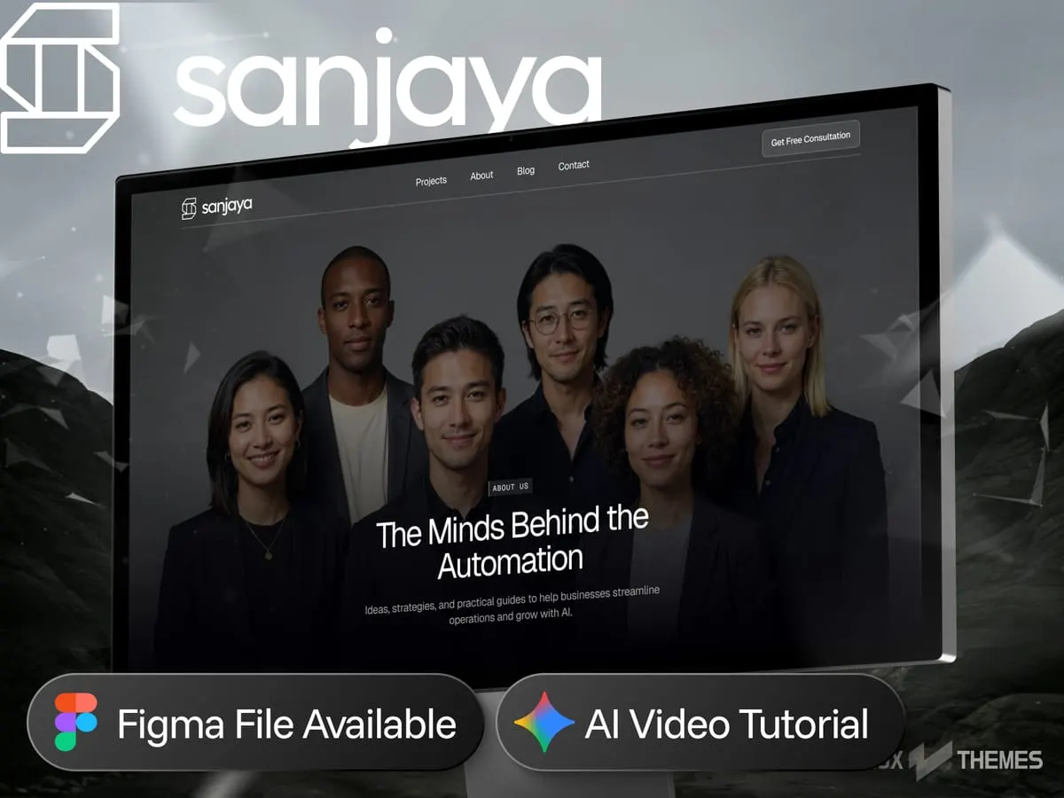 detail image 2 of the sanjaya framer website template