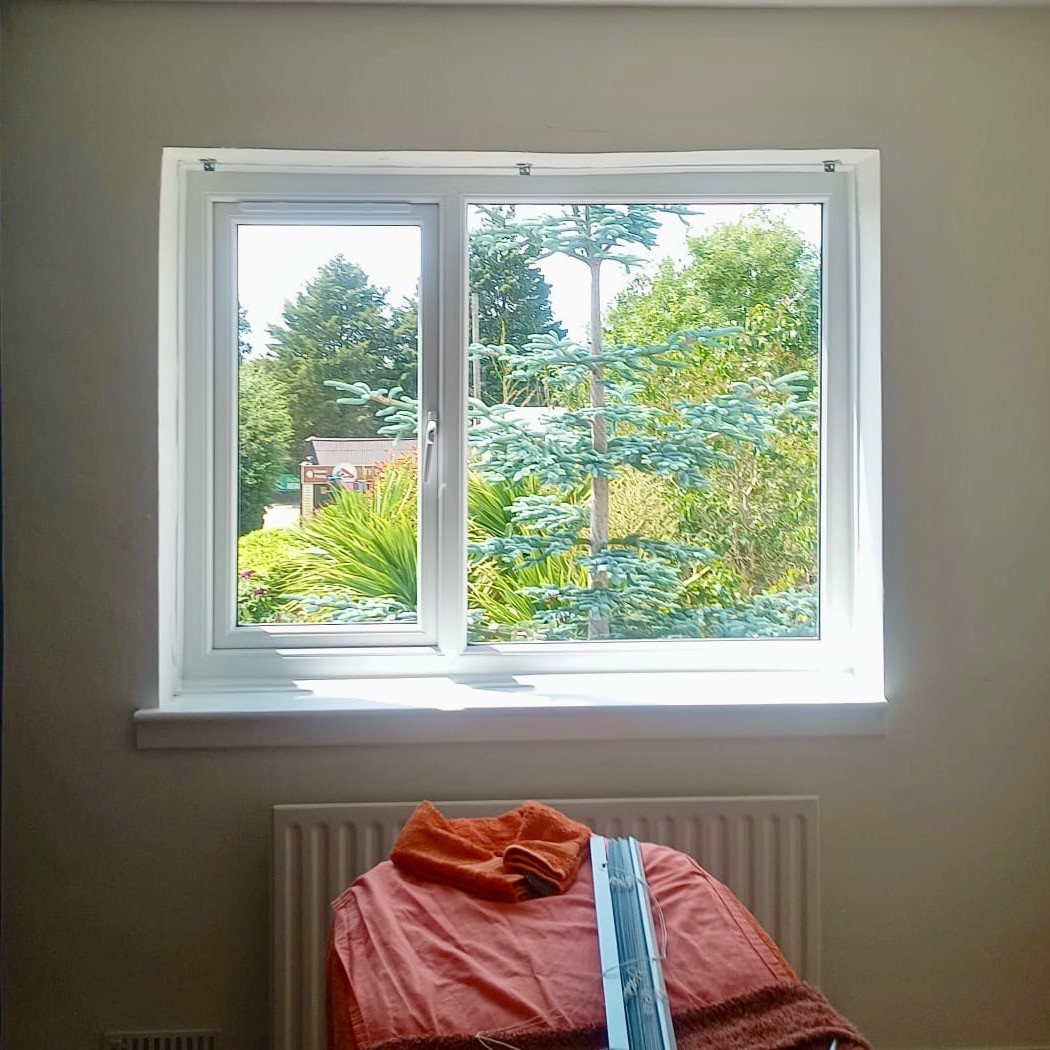 New Window Being Fitted Heavy Lifting