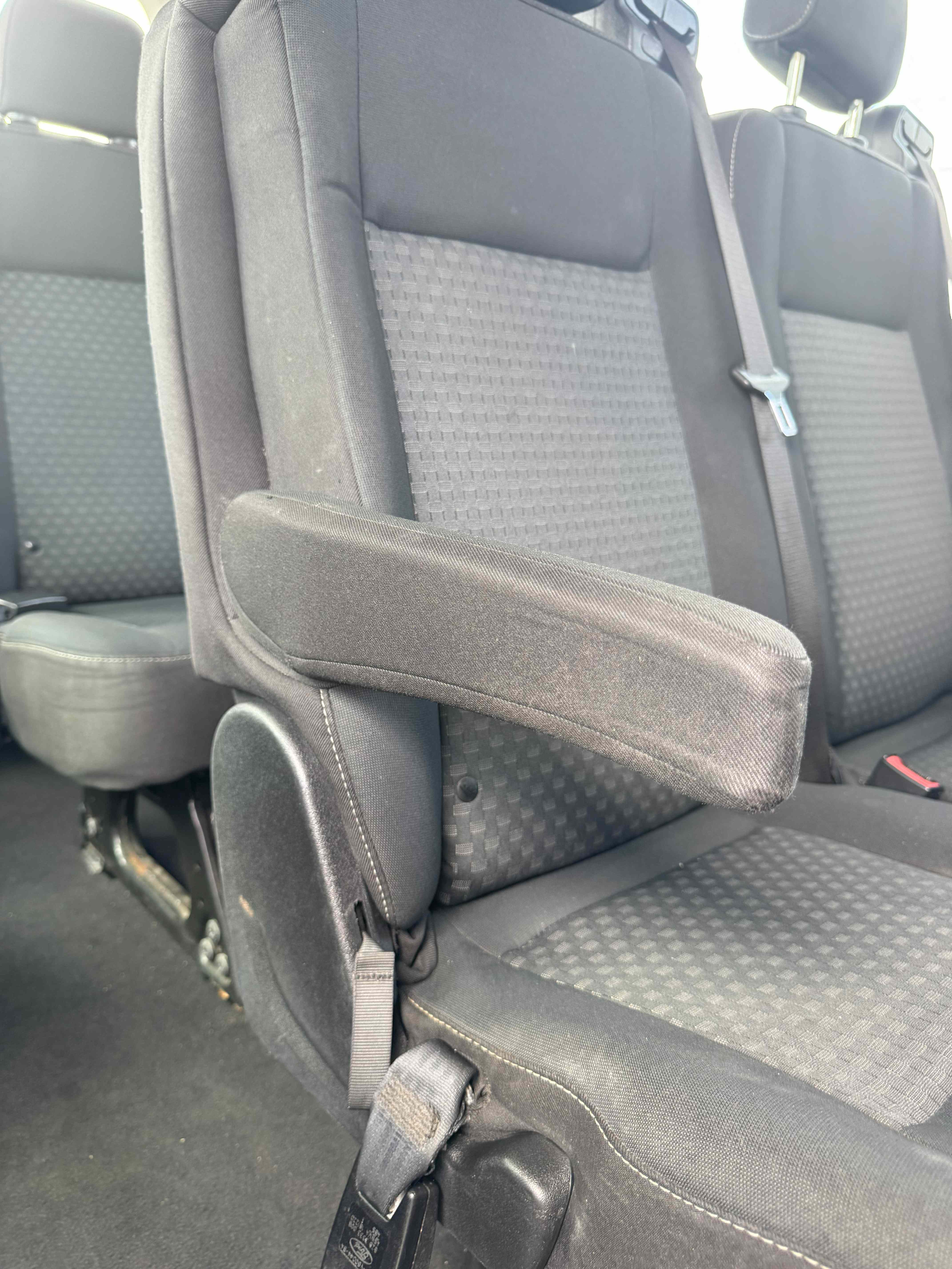 White Ford Transit XLT 15 Passenger Van Hawaii Big Island Sunset For Rent