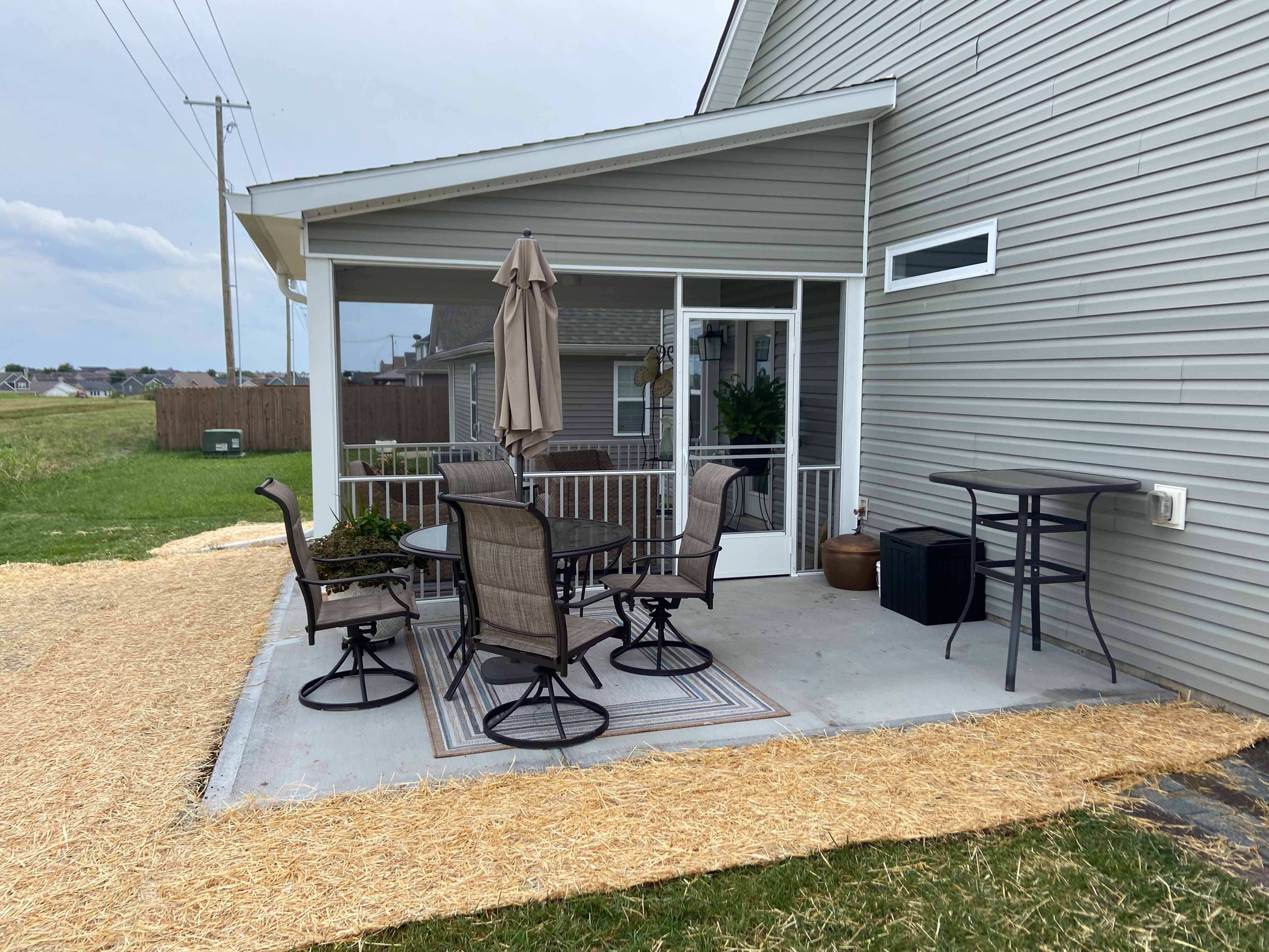 side view of a house add on