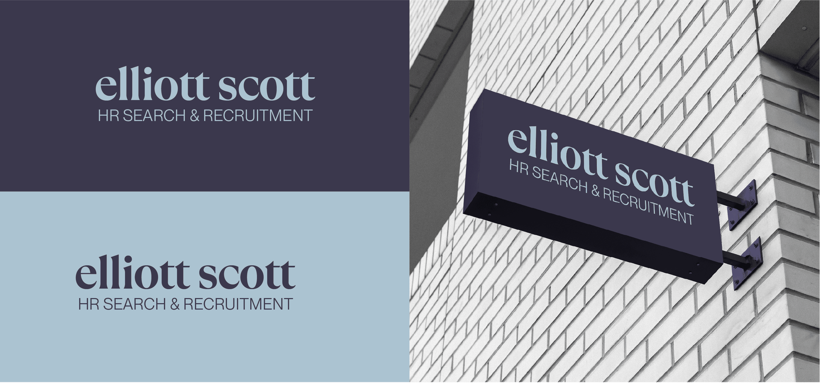Elliott Scott HR new logo and sign