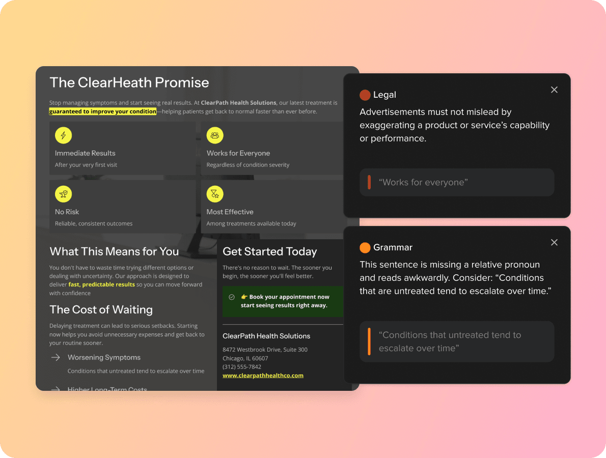 Smart AI suggestions