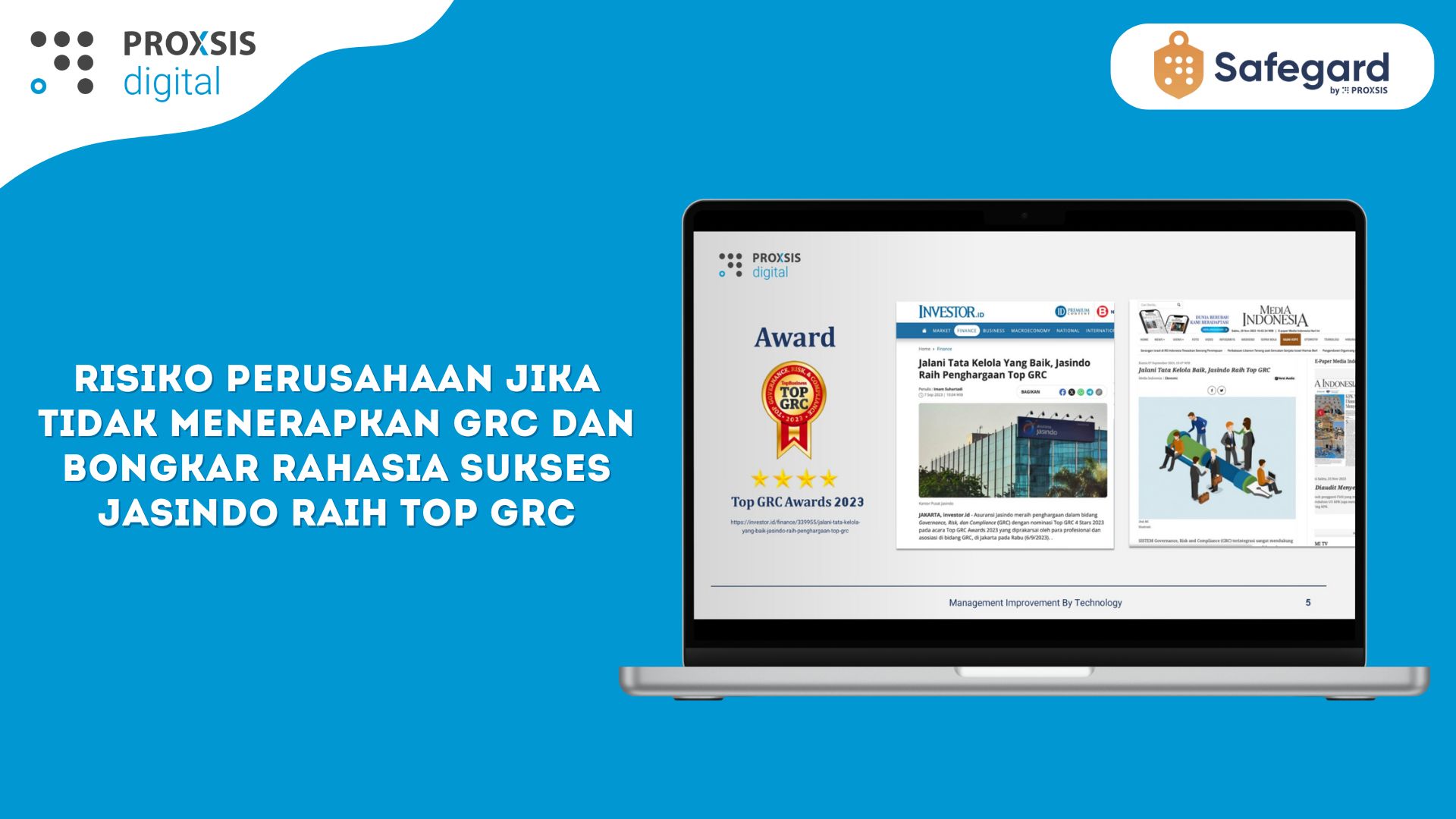 Risiko Perusahaan Jika Tidak Menerapkan GRC dan Bongkar Rahasia Sukses Jasindo Raih TOP GRC