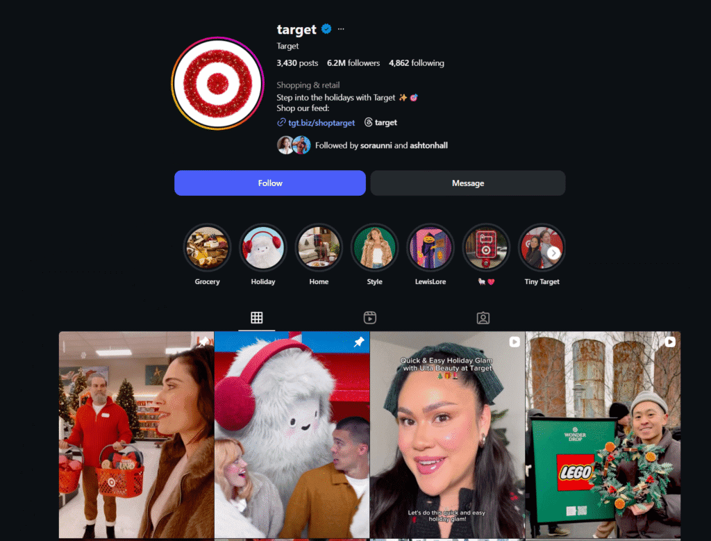 target ugc example