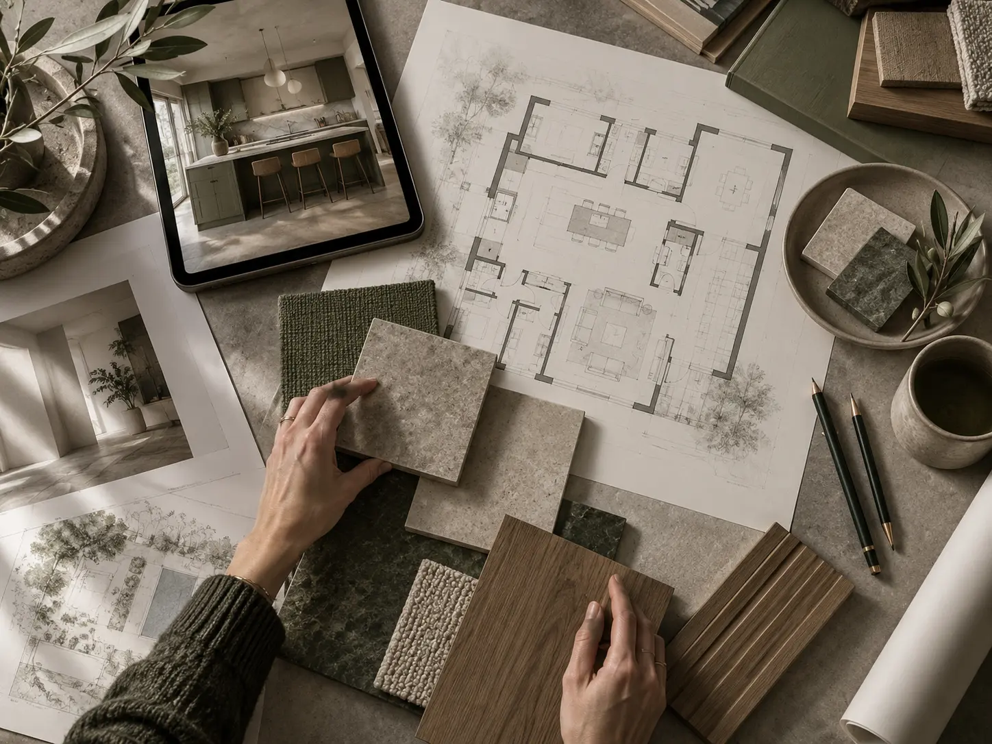 Architectural model and property development planning for an End to End Real Estate project in Ghana