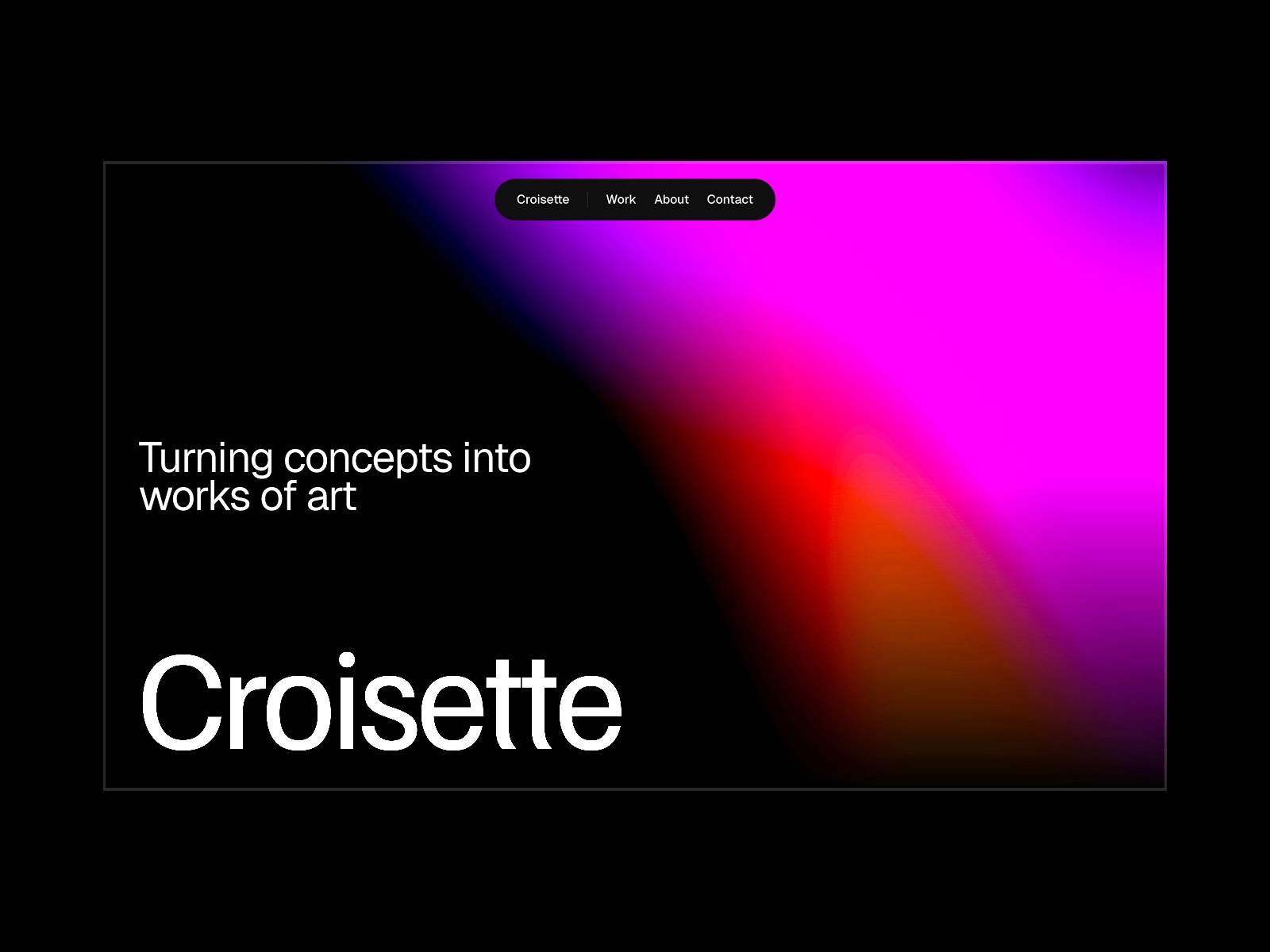 Croisette — 现代专业创意机构官网设计灵感