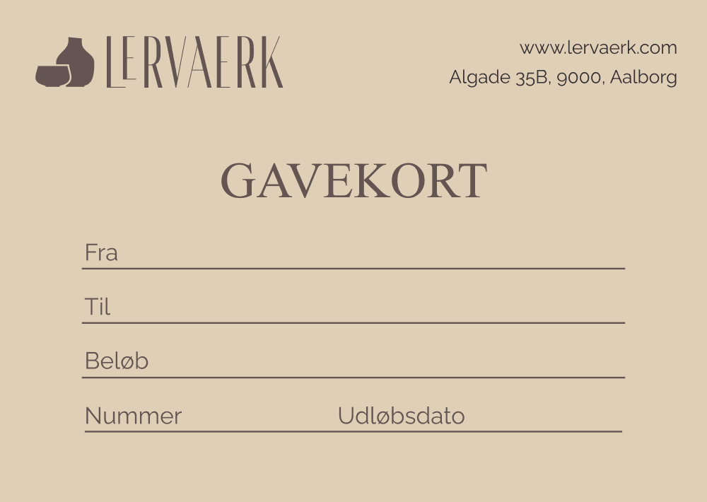 Lervaerk's giftcard preview