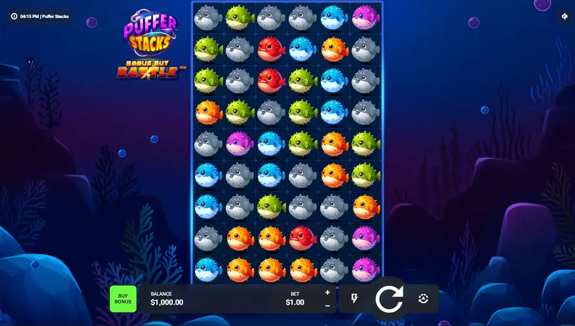 Puffer Stacks - scene officielle de jeu