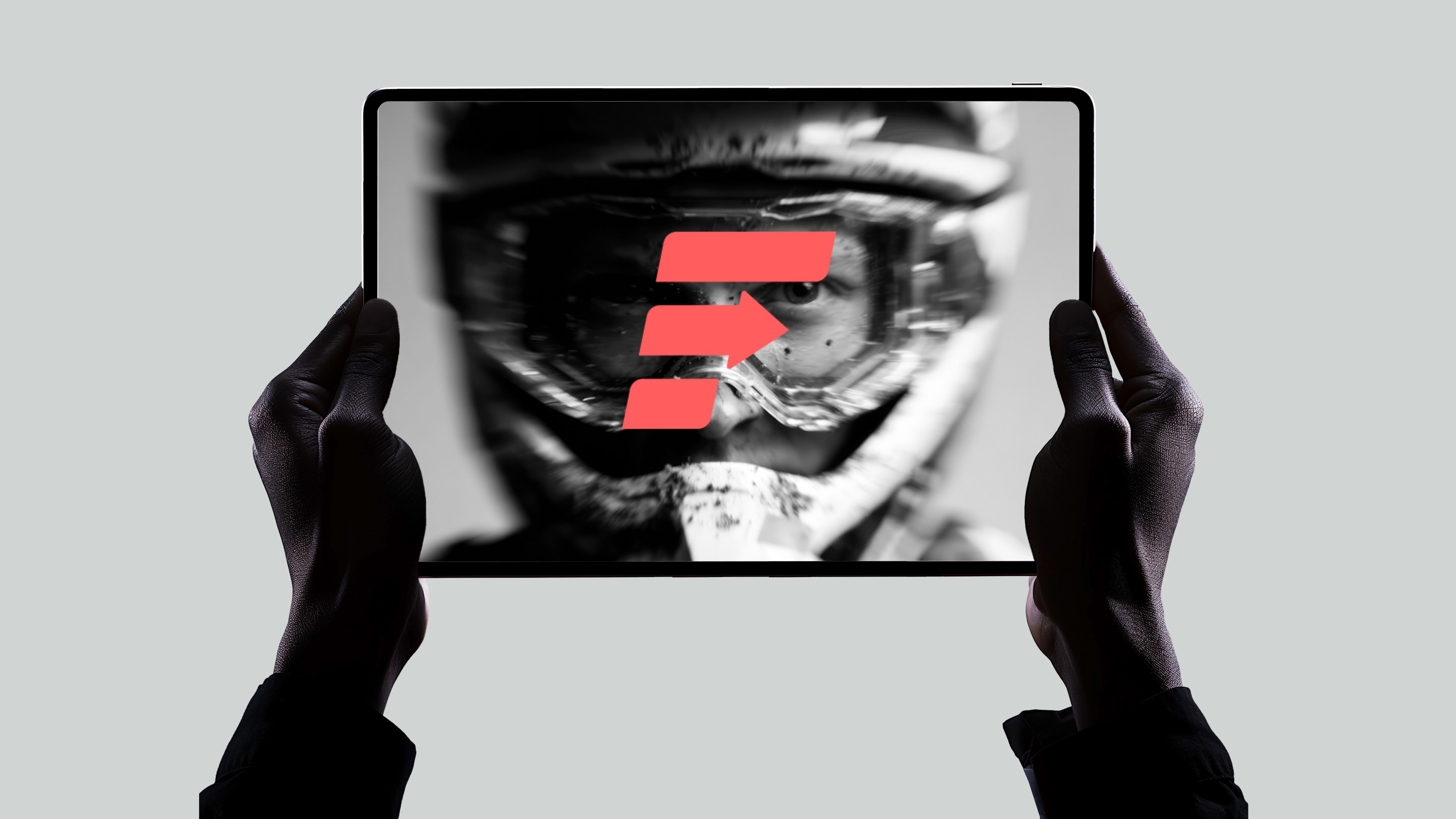 Flux logo preview tablet