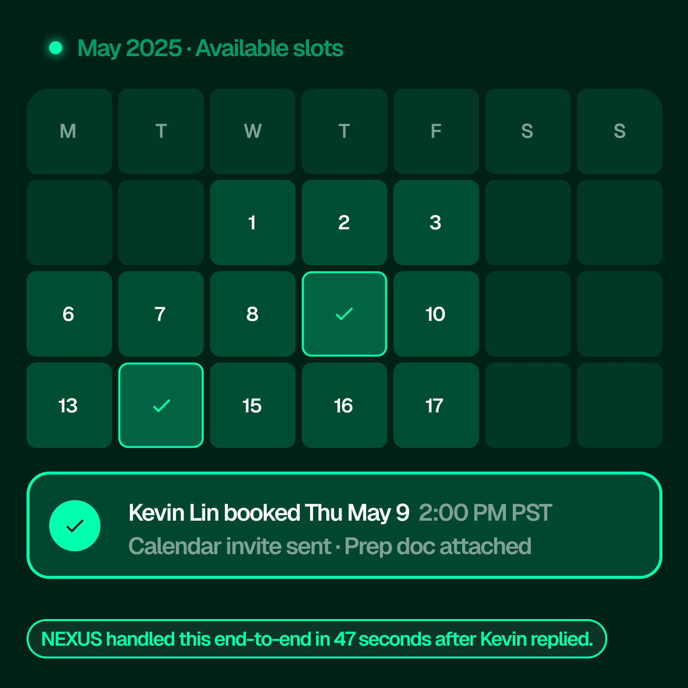 Software UI, Calendar