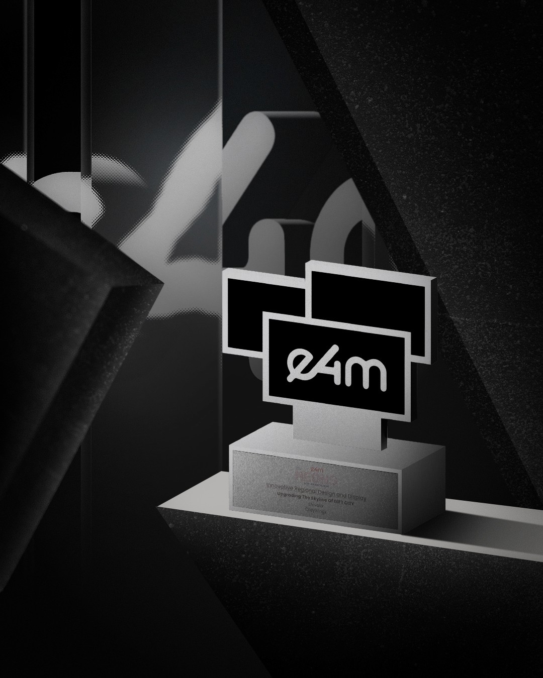 e4m neons awards for innovative regional design & display