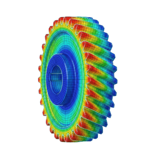 FEA of gear