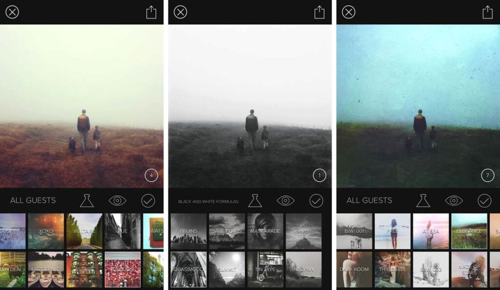 Mextures Editing App for Photographs