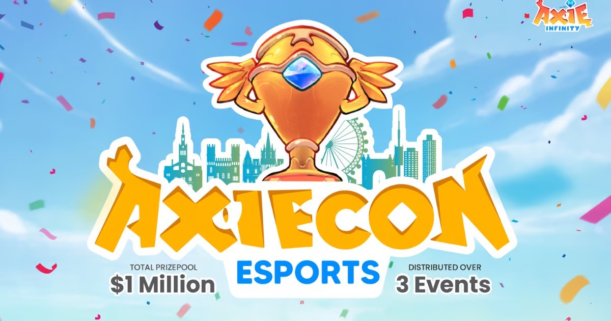 Axie Classic (v2) World Championship advert showing a $1 million prize pool