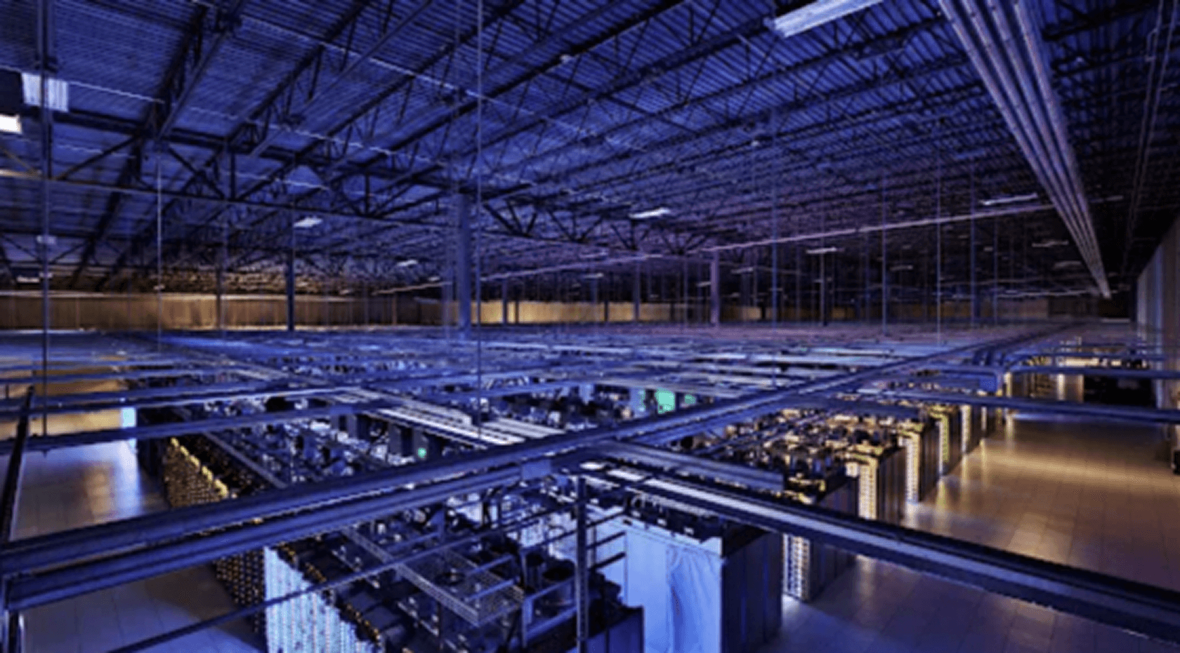 일반적인 지상 데이터 센터. 사진 구글 데이터센터