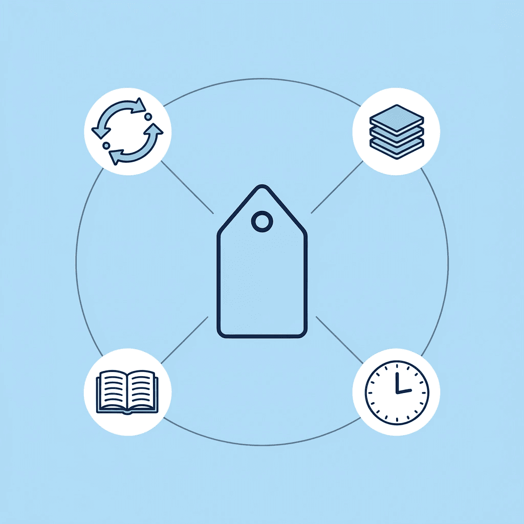  Network diagram showing common shirt fabric types connected to the central 'Shirt Fabrics' hub