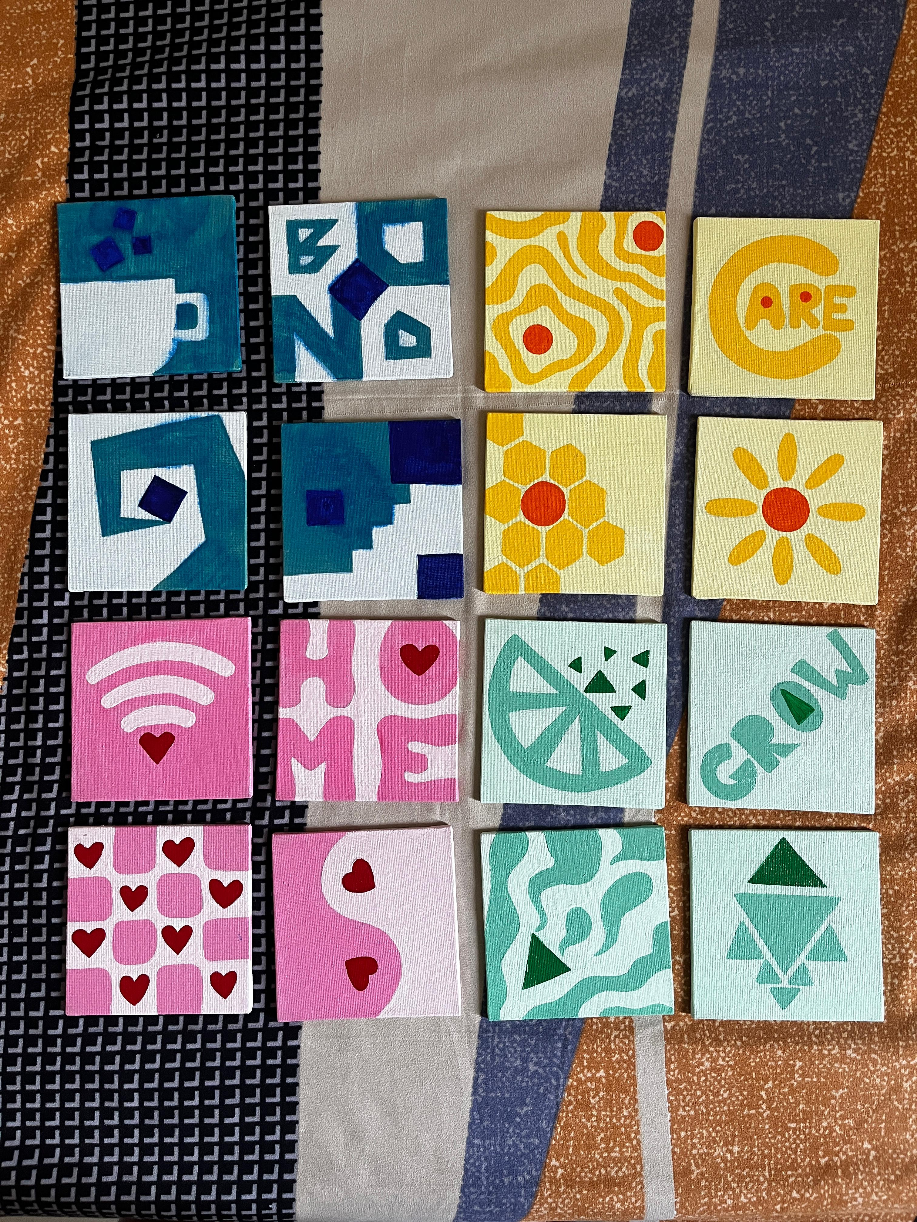 Finding my Acryclic Color Palette