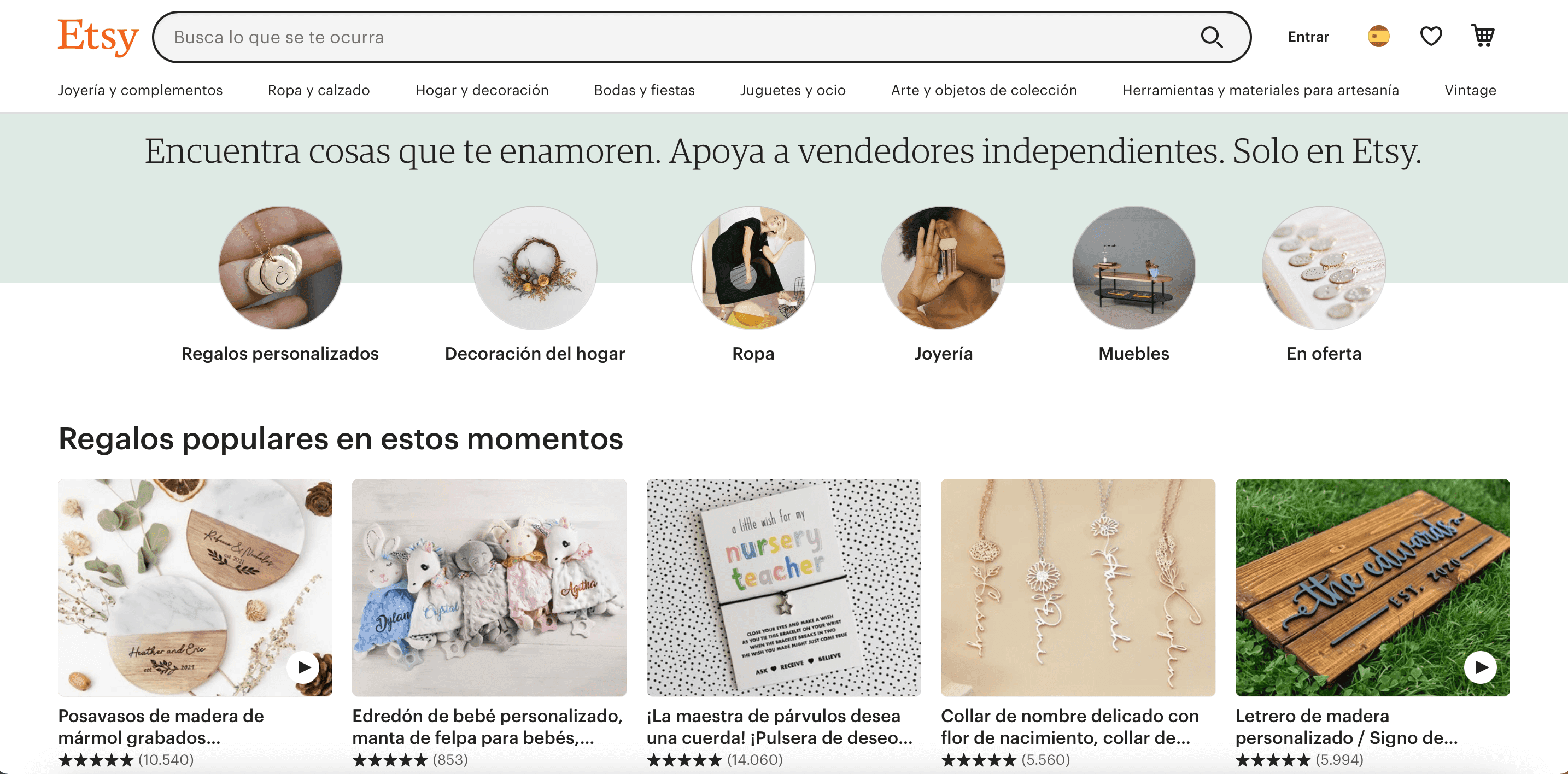 Etsy marketplace