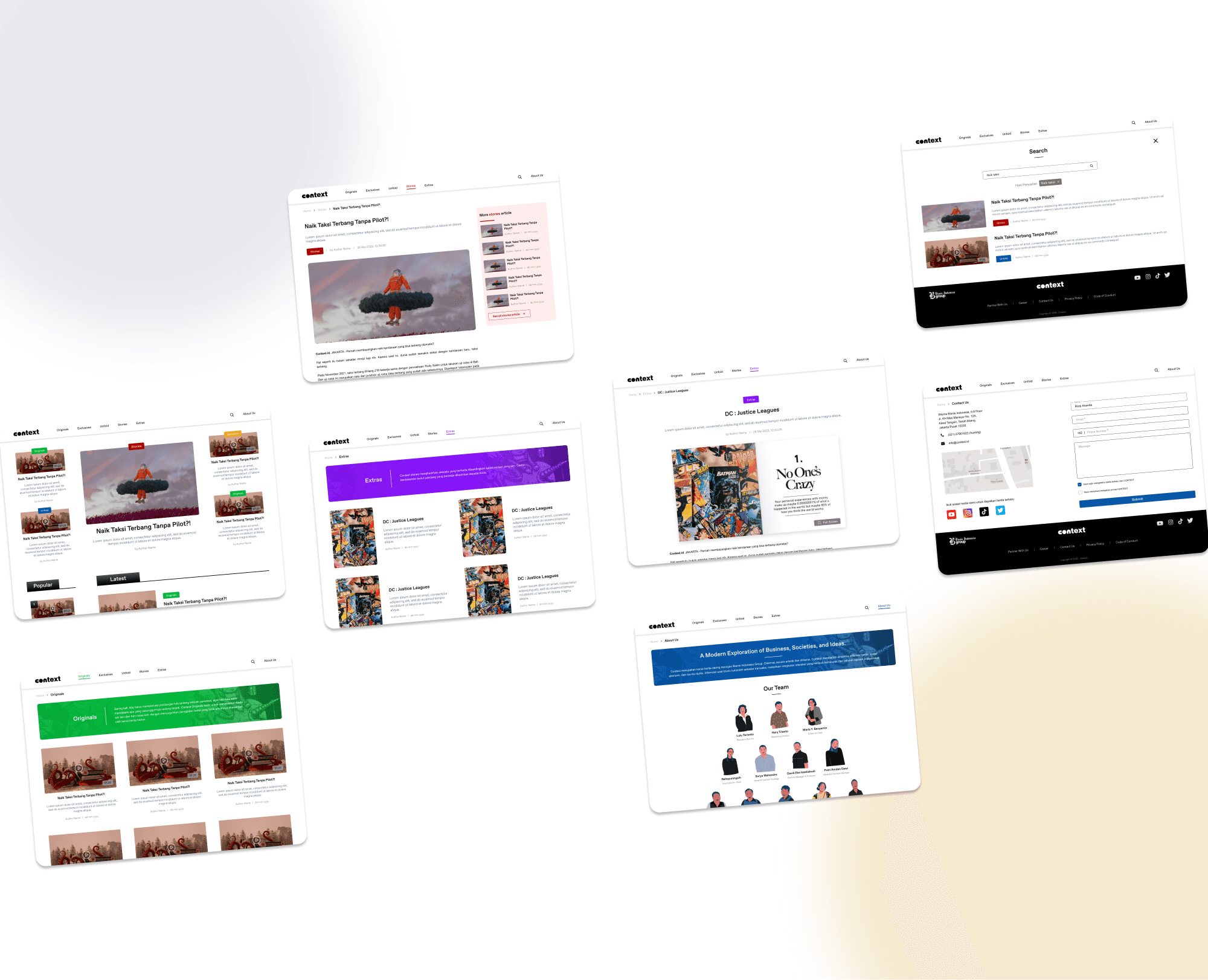 Context - Home Page