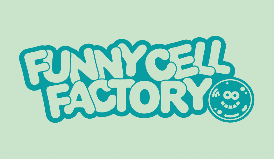 Muestra de color Menta del logo Funny Cell Factory