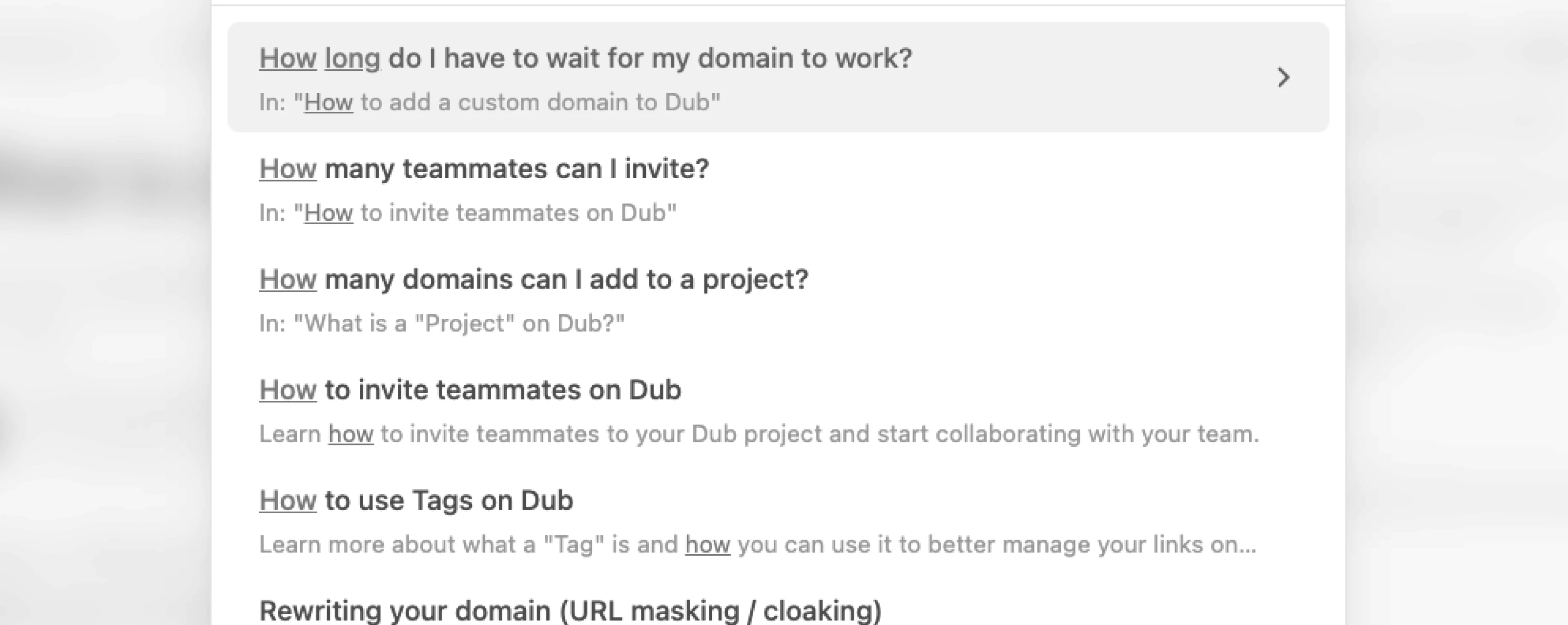The Help Center features a beautiful search experience that lets you find answers to your questions in a snap.