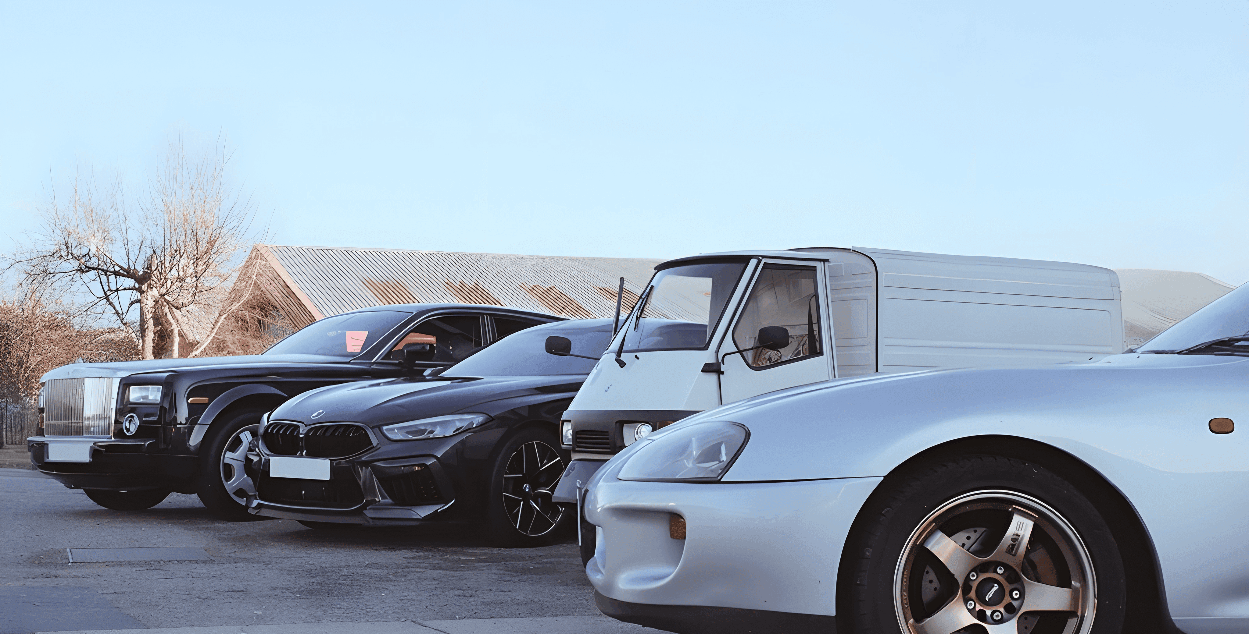 A collection of different vehicle types.