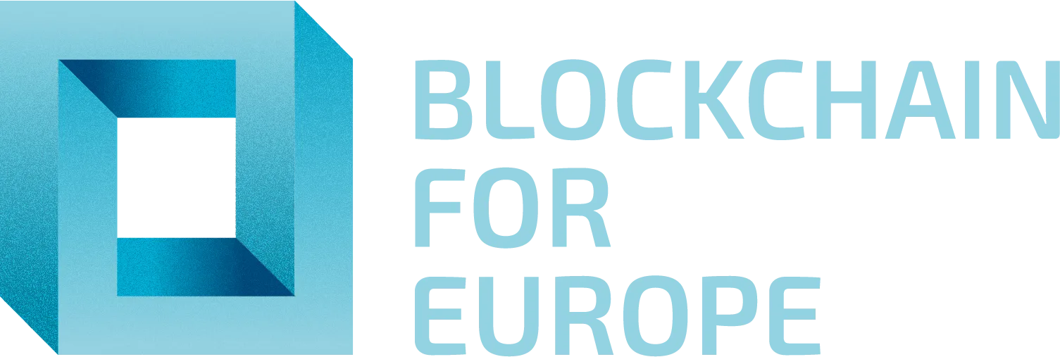 European Blockchain Association logo, a partner of Cosmoverse, a premier institutional summit on digital assets conference and blockchain infrastructure. at Cosmoverse summit