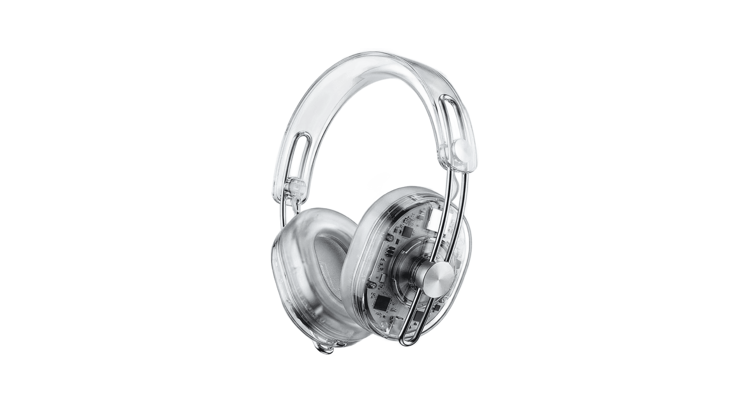 a black wireless headphone